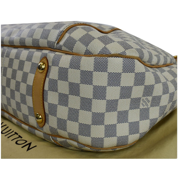Louis Vuitton Galliera GM Damier Azur Shoulder Bag bottom corner