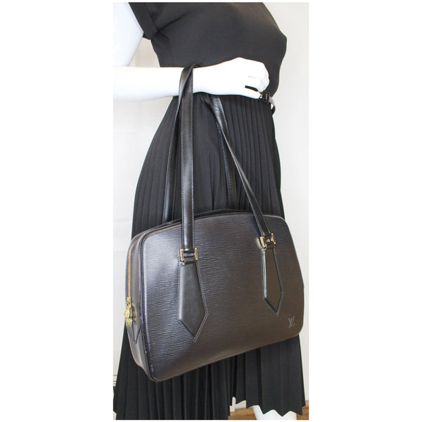 Louis Vuitton Voltaire Black Epi Leather handbag