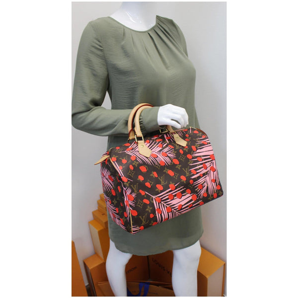 Louis Vuitton Speedy 30 Jungle Dots Palm Springs Bag for women