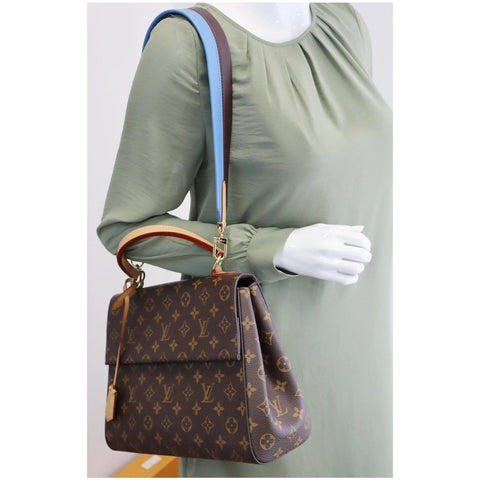 Louis Vuitton Cluny MM Monogram Canvas Shoulder Bag 