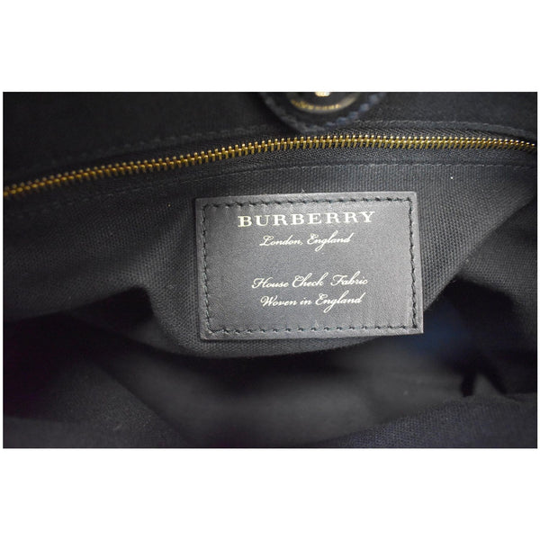Burberry Small Banner Beasts Print Leather Handbag