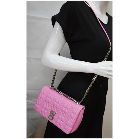 Burberry Small Lola Quilted Lambskin Crossbody Bag