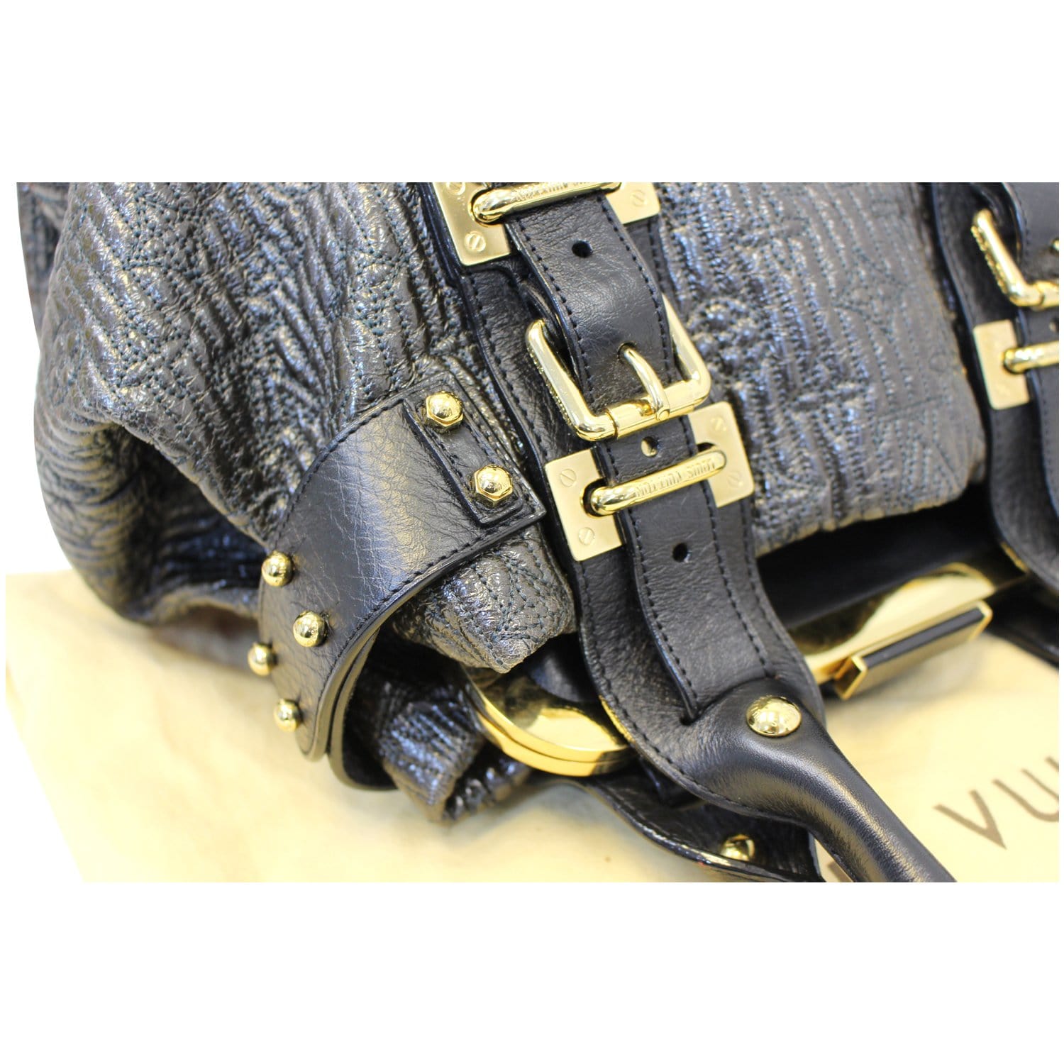 Louis Vuitton Limited Edition Black Monogram Motard Before Dark Bag Clutch  Chain