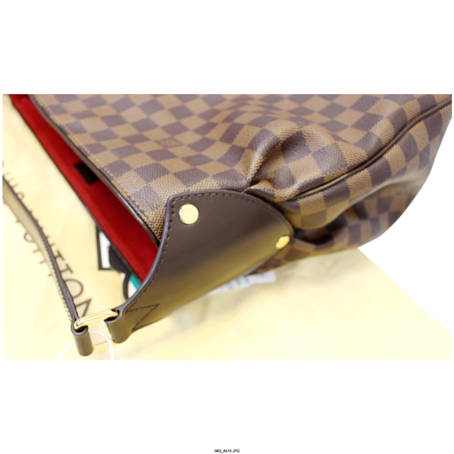 Louis Vuitton Monogram Brown Leather Kidney Bean Shoulder Bag