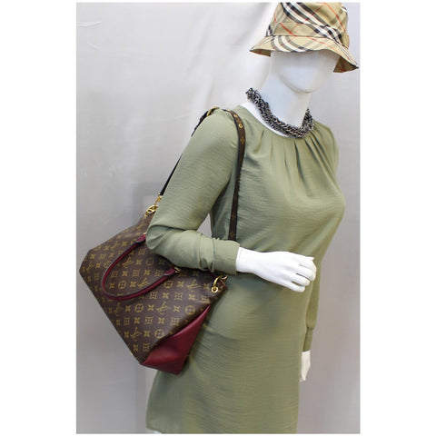 LOUIS VUITTON Pallas Monogram Canvas 2Way Shoulder Bag Brown-US