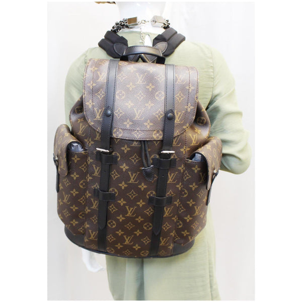 Louis Vuitton Christopher PM - Lv Monogram Macassar Backpack bag