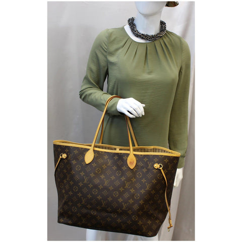 Louis Vuitton Neverfull GM Monogram Canvas Tote Bag for women