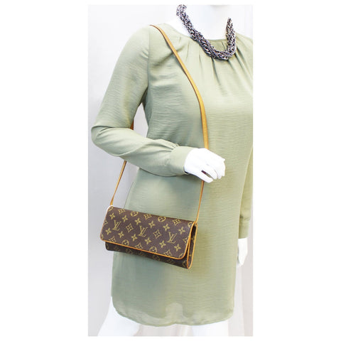 LOUIS VUITTON Monogram Canvas Pochette Twin GM Shoulder Bag-US