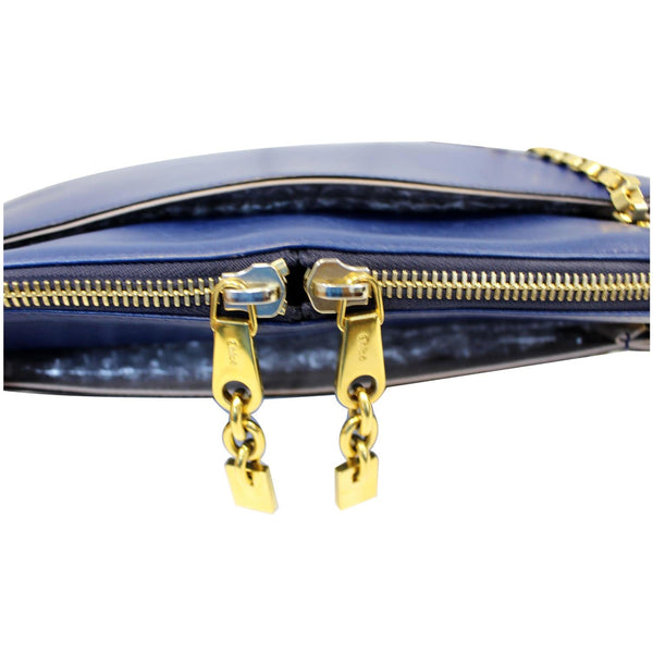 Chloe Shoulder Bag Lucy Medium Leather - zip view