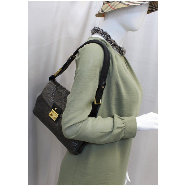 Louis Vuitton Motard Pochette Leather Shoulder Bag