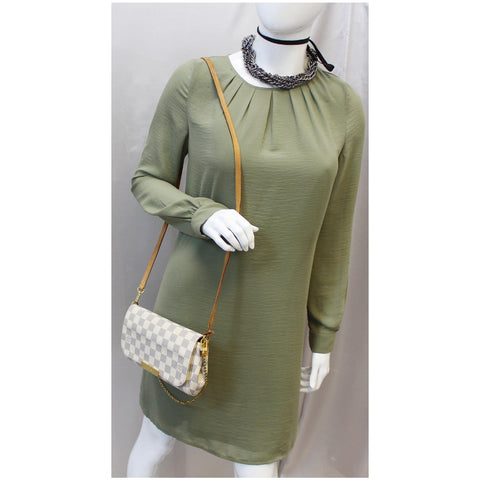 Louis Vuitton Favorite PM Damier Azur Shoulder Bag