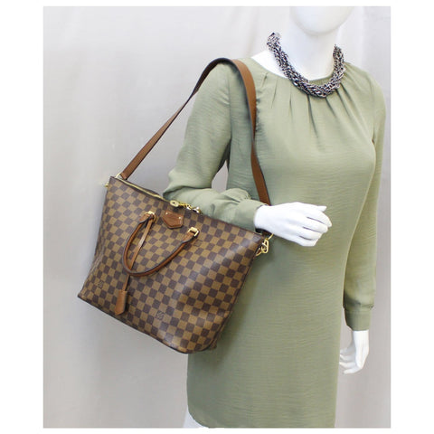 LOUIS VUITTON Belmont Damier Ebene Shoulder Handbag-US