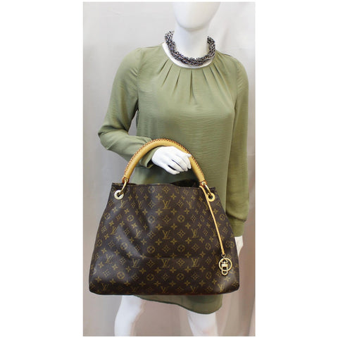 Louis Vuitton Artsy MM Monogram Shoulder Bag for women