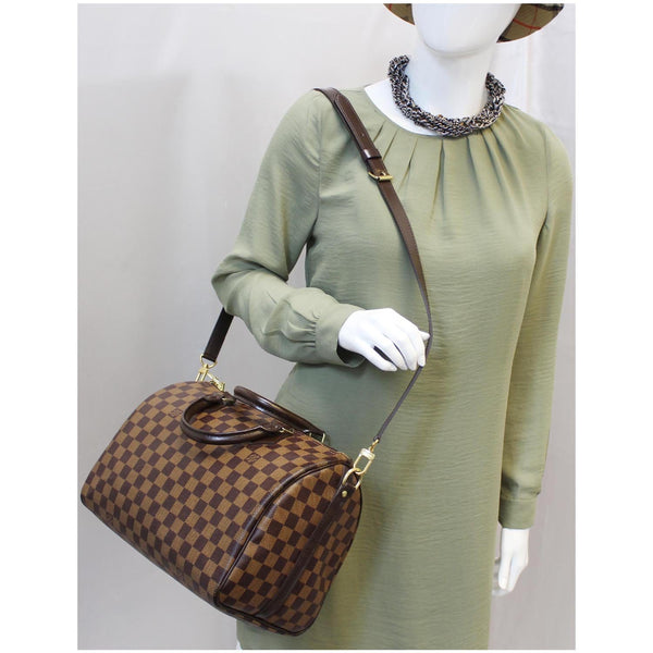 Louis Vuitton Speedy 30 - Lv Damier Bandouliere Shoulder Bag brown