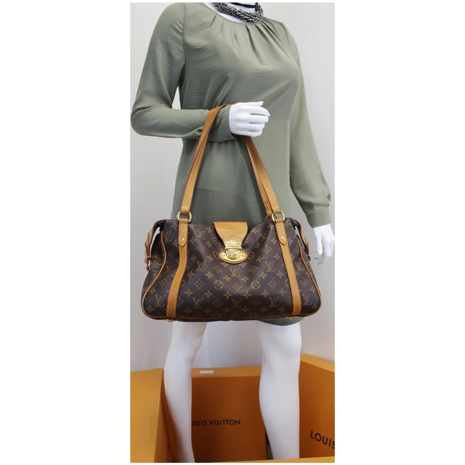 Louis Vuitton Monogram Canvas Stresa PM Shoulder Bag (SHF-20014) – LuxeDH