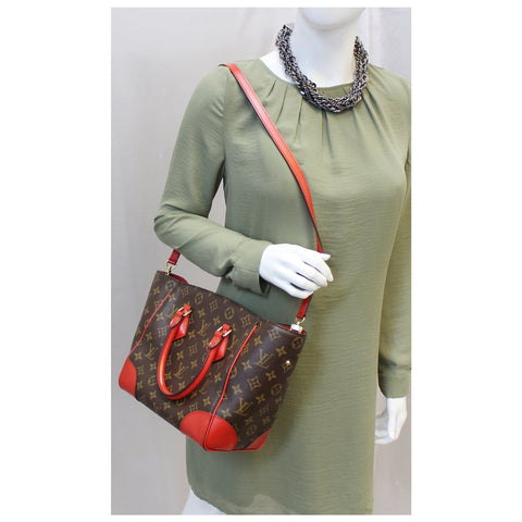 LOUIS VUITTON Phenix Monogram Canvas Shoulder Handbag Coquelicot-US