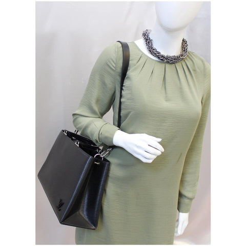 LOUIS VUITTON Kleber PM Epi Leather Shoulder Bag Black-US