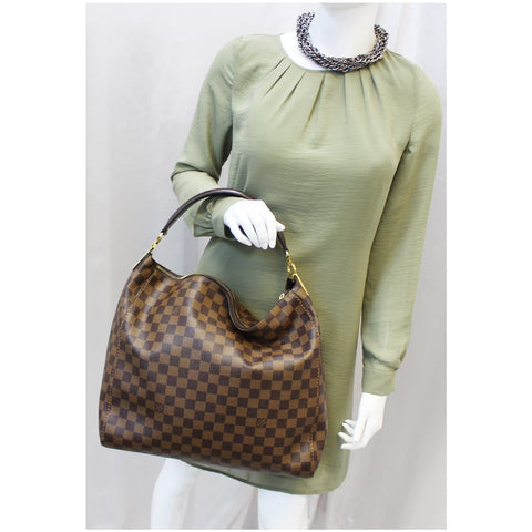 LOUIS VUITTON Damier - Portobello Ebene Shoulder Handbag - shop 