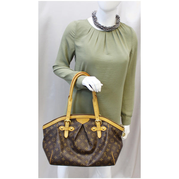 LOUIS VUITTON Tivoli GM Monogram Canvas Brown Shoulder Bag Brown-US