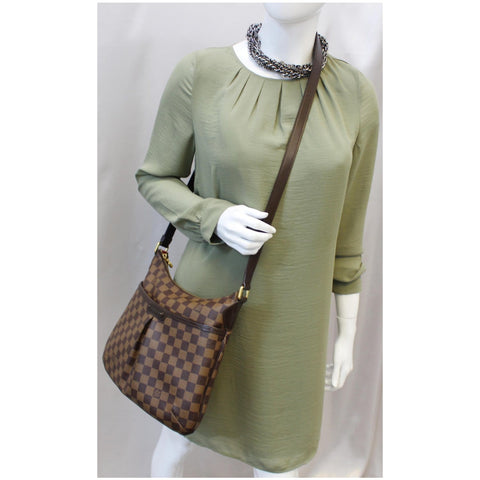 LOUIS VUITTON Bloomsbury PM Damier Ebene Crossbody Bag Brown-US