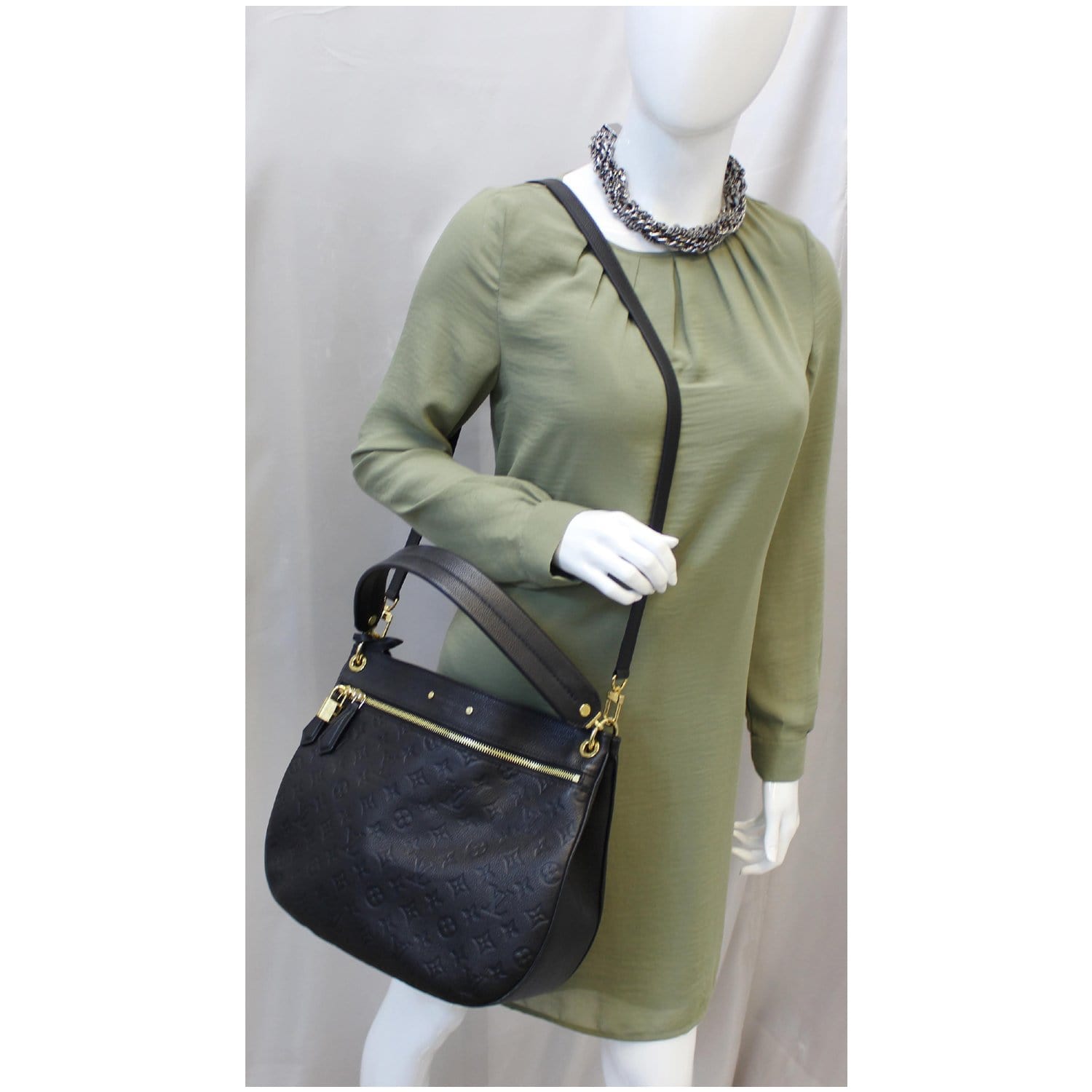 Louis Vuitton Spontini NM Handbag Monogram Empreinte Leather at 1stDibs