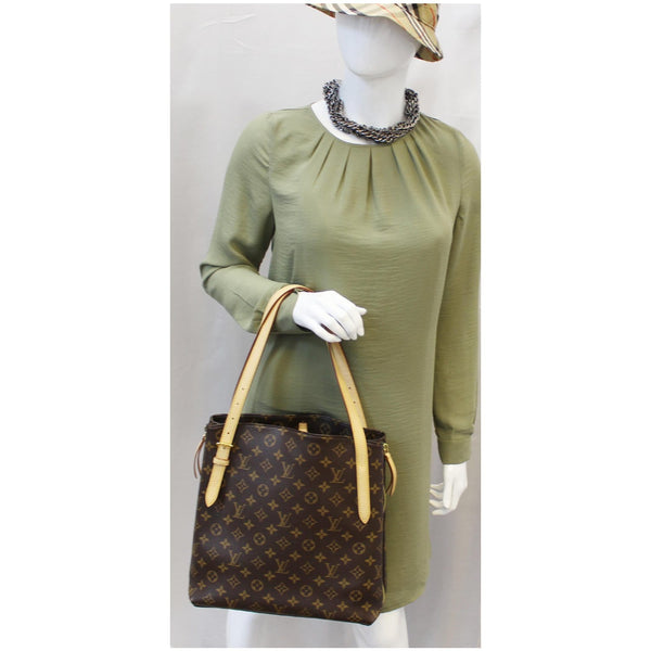 LOUIS VUITTON Voltaire Monogram Canvas Shoulder Bag Brown-US