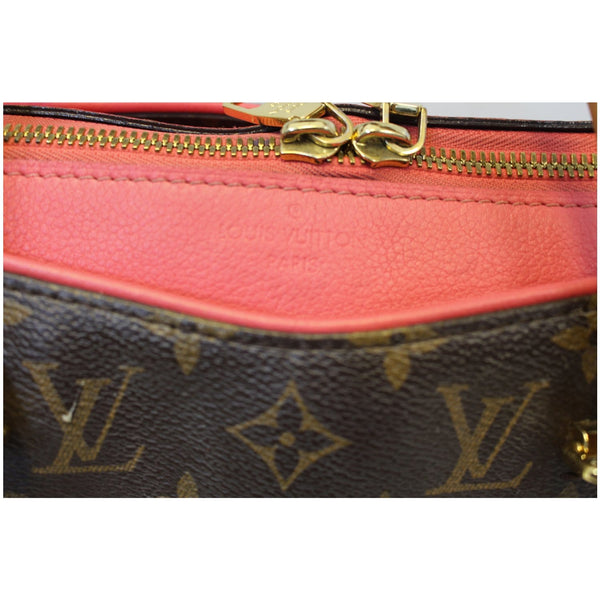 LOUIS VUITTON Pallas Monogram Canvas Shoulder Handbag