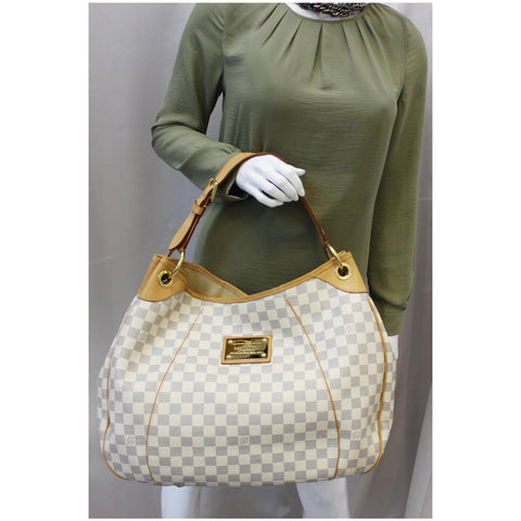 Louis Vuitton Galliera GM Damier Azur white for women