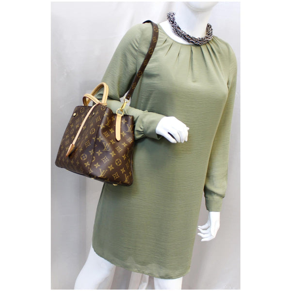 Louis Vuitton Montaigne MM Monogram Canvas Shoulder Bag - shop