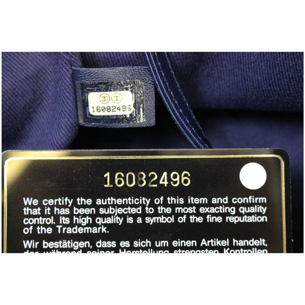 CHANEL Canvas Deauville Large Tote Denim Blue Shoulder Handbag-US