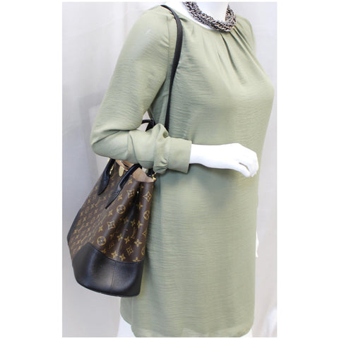LOUIS VUITTON Flandrin Monogram Canvas Tote Shoulder Bag Brown-US