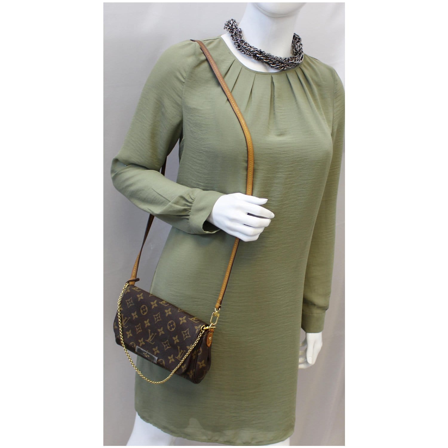 Excentri cité leather handbag Louis Vuitton Brown in Leather - 31567010