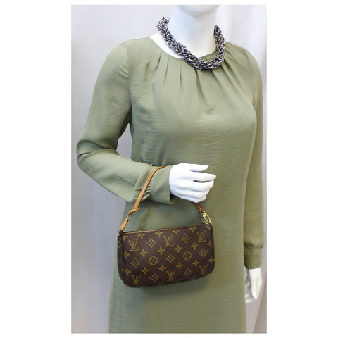 LOUIS VUITTON Monogram Canvas Pochette Accessoires Pouch-US