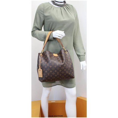 Louis Vuitton Graceful MM Monogram Canvas Handbag