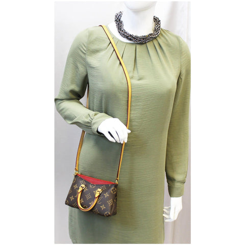 Louis Vuitton Nano Pallas Monogram Canvas Women Bag