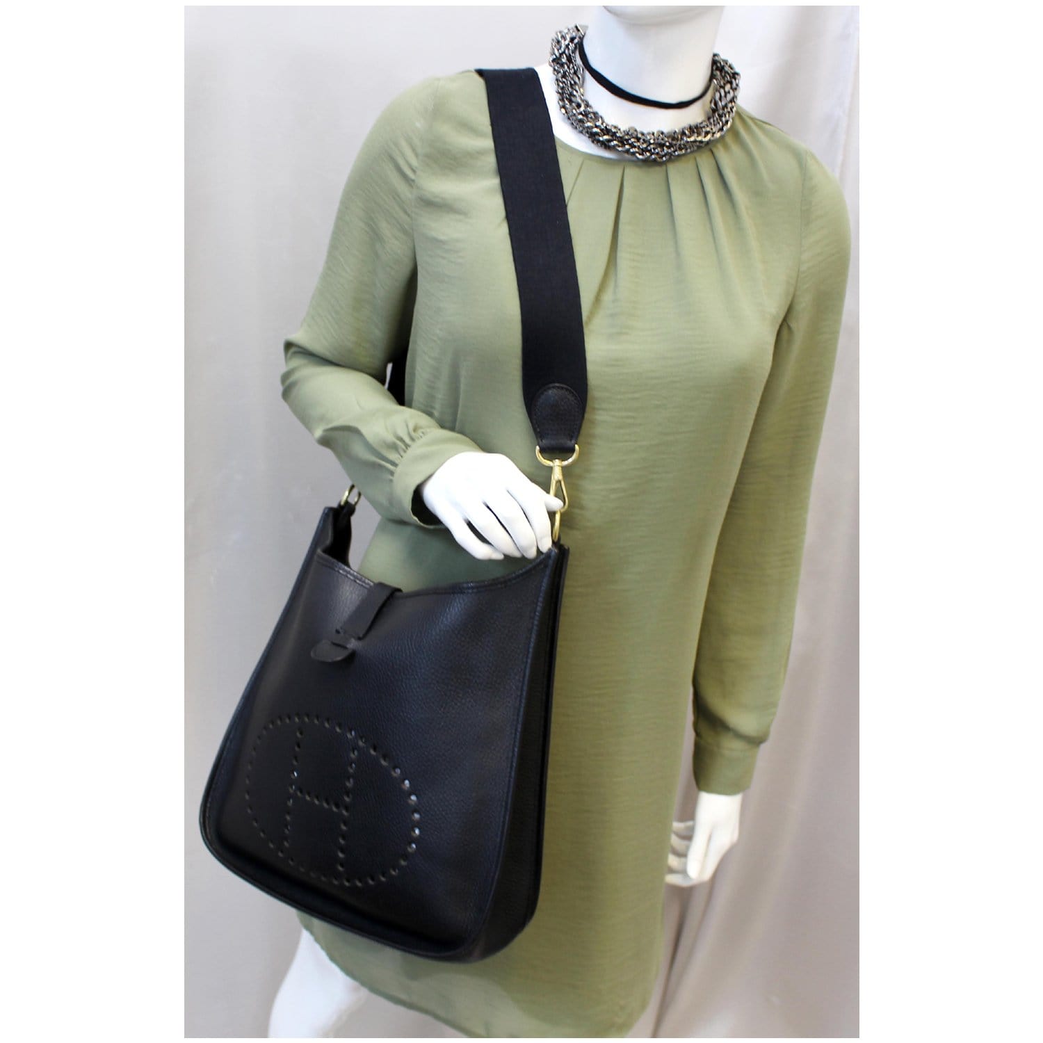 Hermes evelyne gm black Clearance