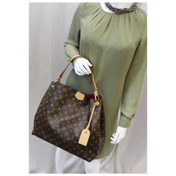 Louis Vuitton Graceful MM - Lv Monogram Canvas Shoulder Bag for women