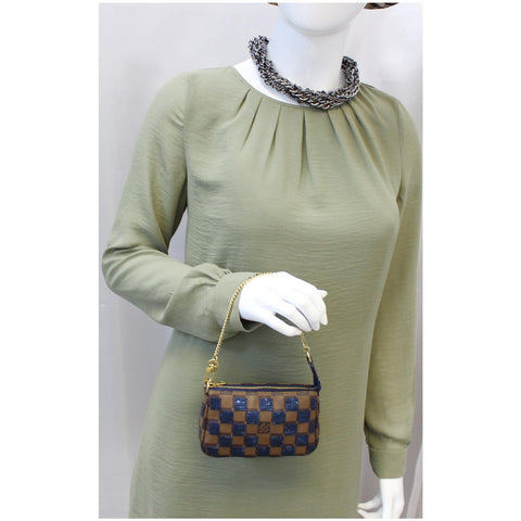 Louis Vuitton Pochette Accessoires - Lv Damier Paillettes Pouch - shop