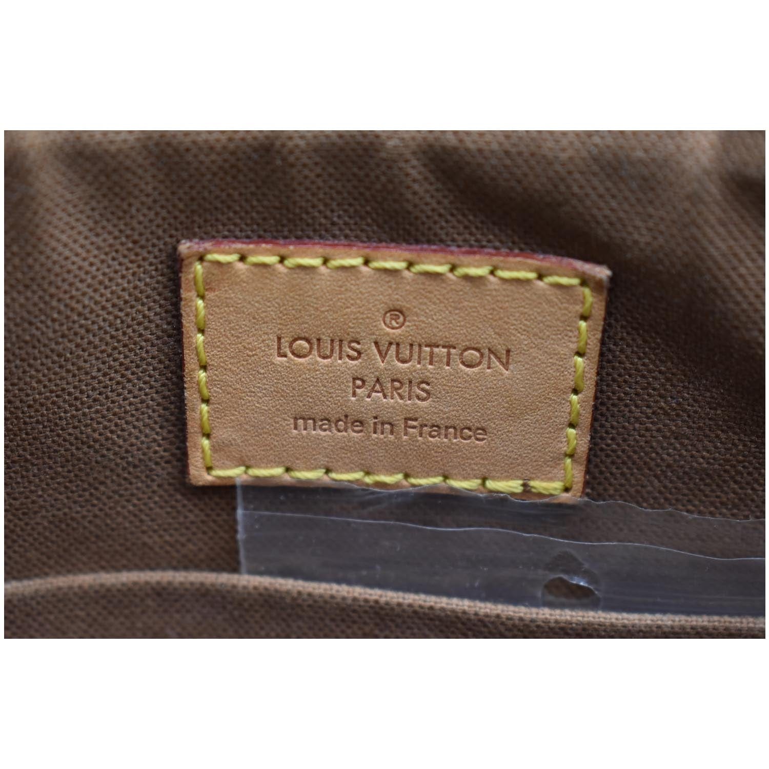Louis Vuitton Tulum Handbag Monogram Canvas GM Brown 1693165