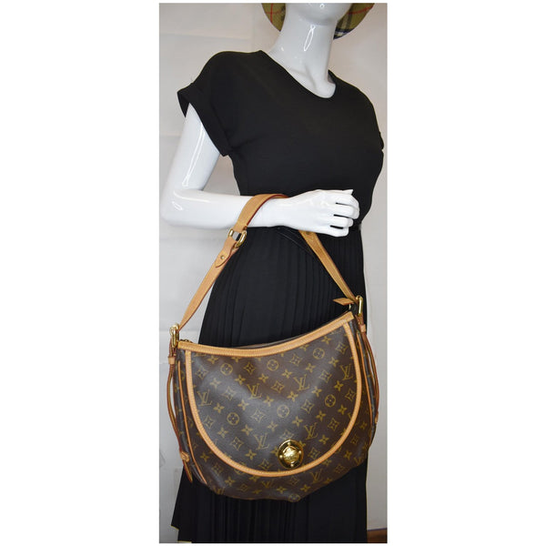 Louis Vuitton Tulum GM Monogram Canvas Shoulder Bag women wear