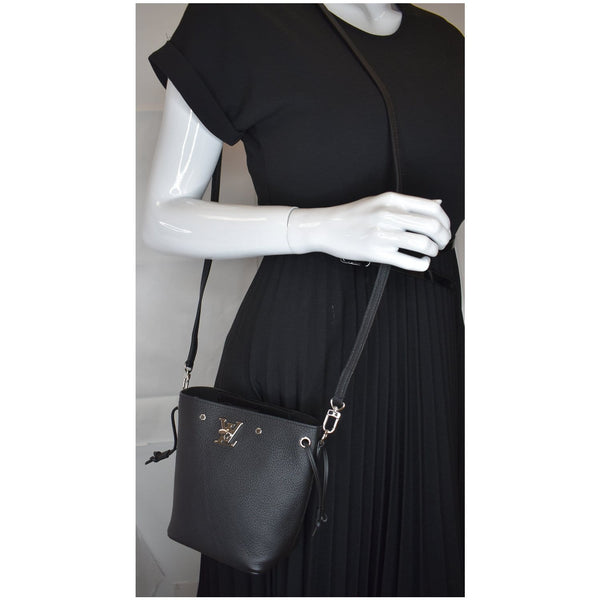 lv Nano Lockme Bucket Calf Leather Bag crossbody bag