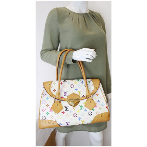Louis Vuitton Beverly GM Multicolor Canvas Tote Bag on hand