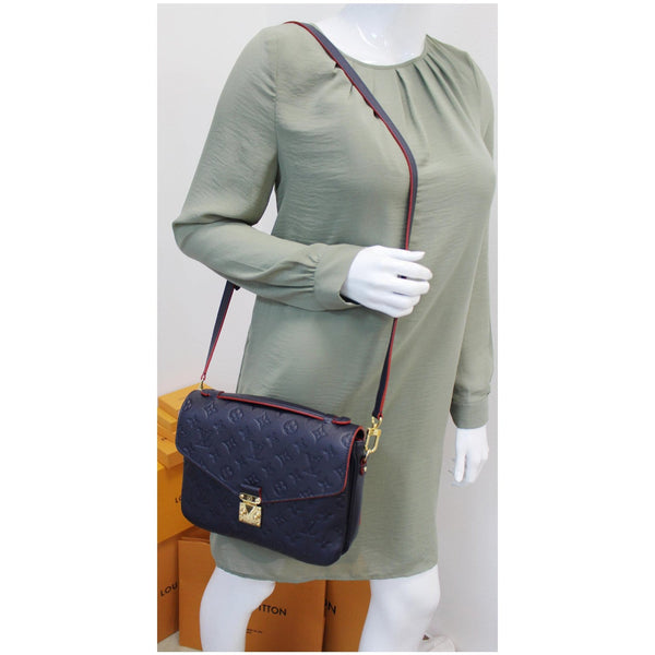 Louis Vuitton Metis Pochette Empreinte Leather Bag for women