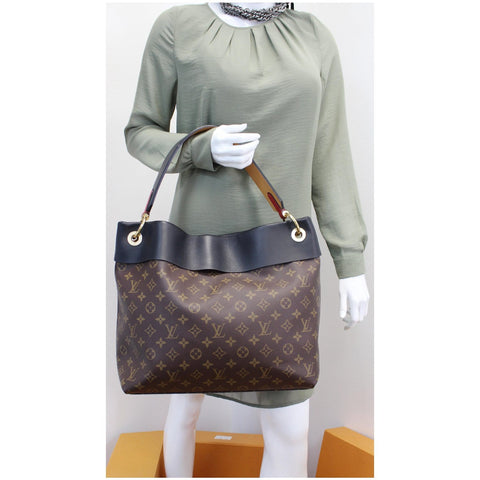 Street View Louis Vuitton Tuileries Monogram Canvas Bag 
