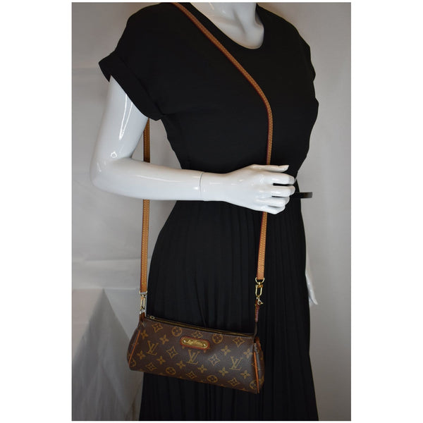 Louis Vuitton Pochette Eva Monogram Canvas Shoulder Bag - long length belt