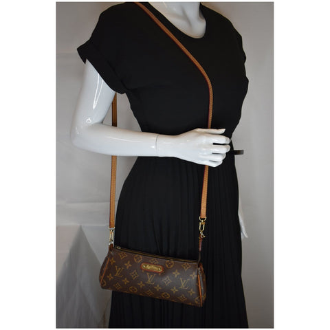 Louis Vuitton Pochette Eva Monogram Canvas Shoulder Bag - long length belt
