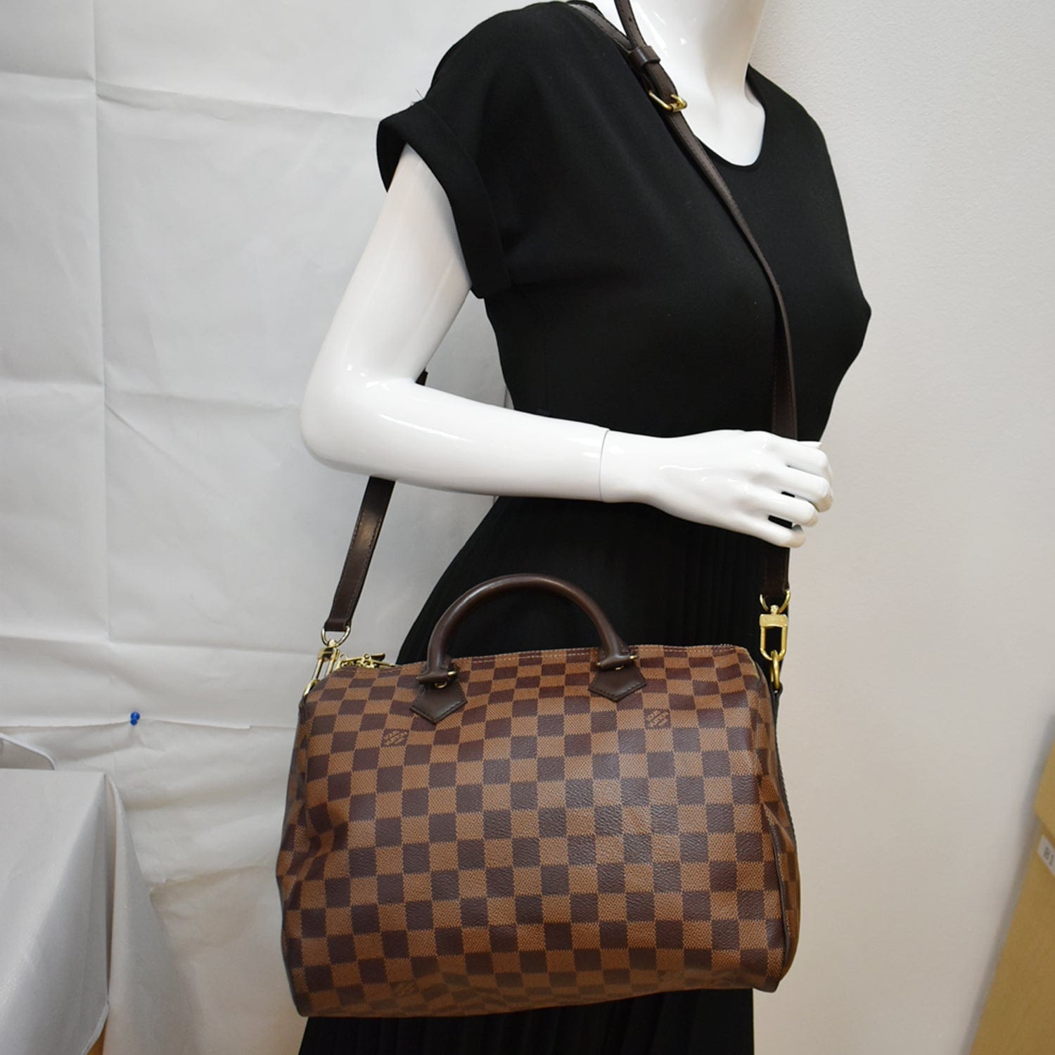 Louis Vuitton Damier Speedy Bandouliere Bag