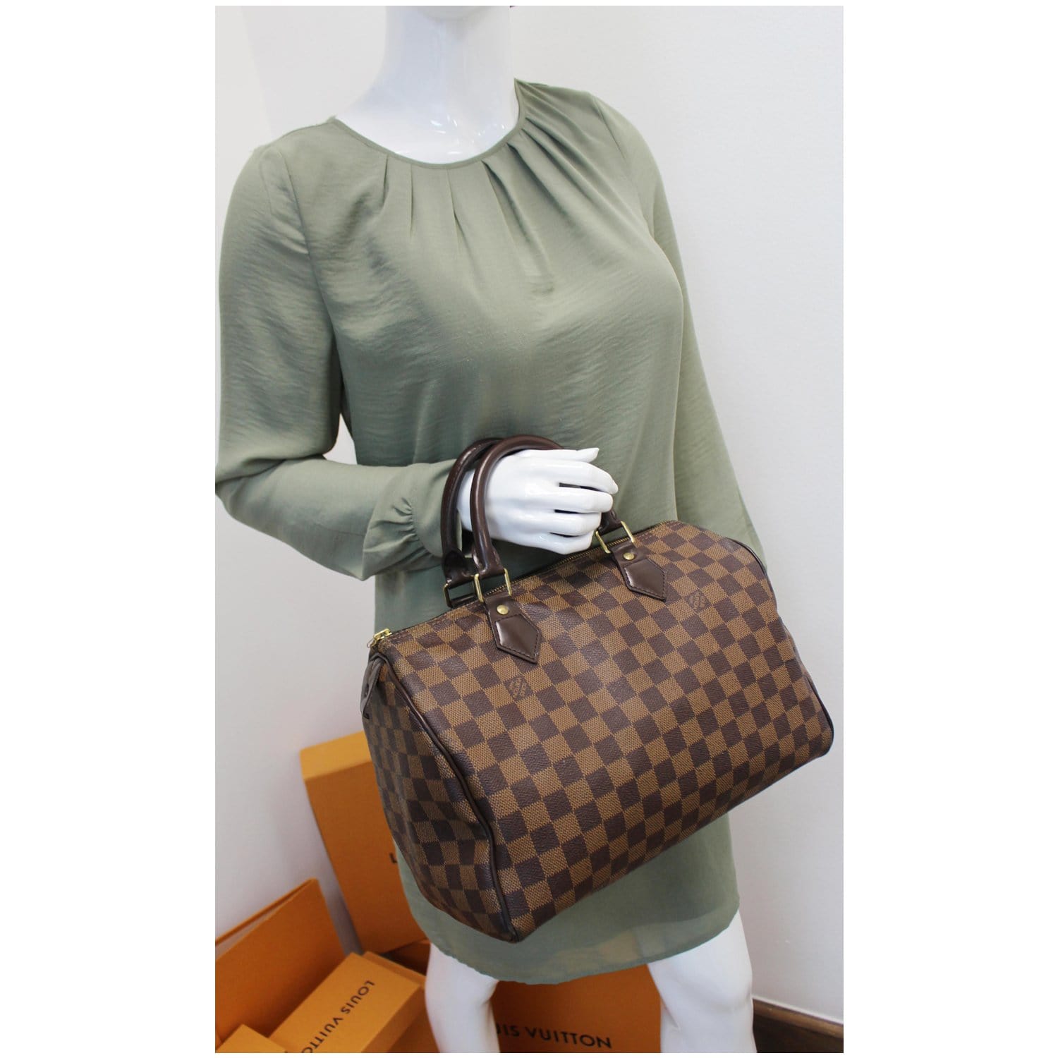 Speedy 35 Damier Ebene - Women - Handbags