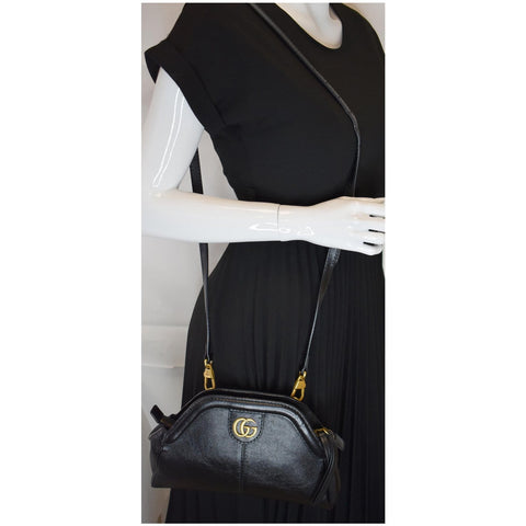 Gucci GG Re(Belle) Tiger Head Leather Crossbody Bag- shoulder bag