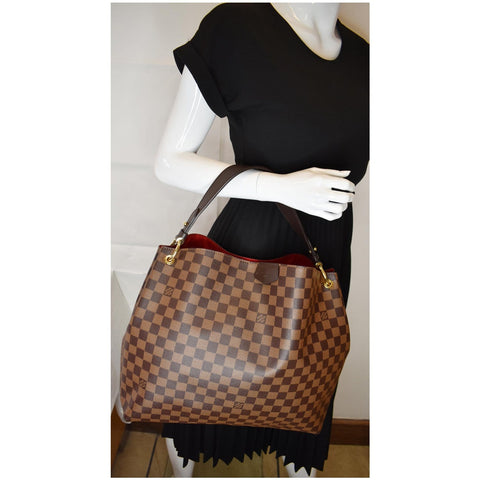 Louis Vuitton Graceful MM Damier Ebene Handbag